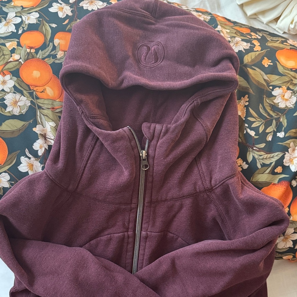 Purple Zip-Up Hoodie